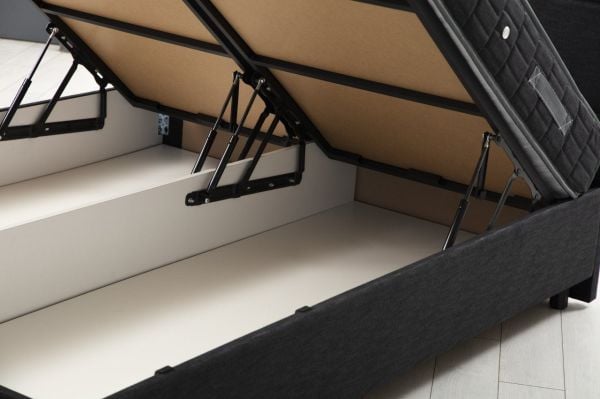 Vitalia Baza Başlık Yatak Seti - Antrasit 140x200