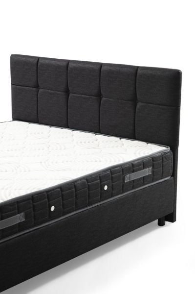 Vitalia Baza Başlık Yatak Seti - Antrasit 140x200