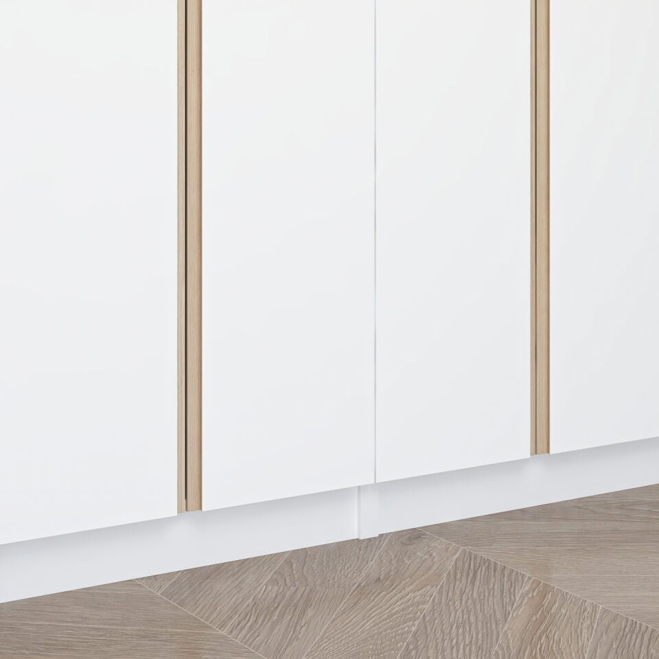 Alin 5 Kapaklı 2 Gizli Çekmeceli Gardırop - Elbise Dolabı - J Soft Kulp - Beyaz