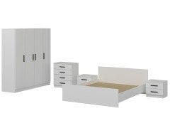 Kale Yatak Odası Set 101 Beyaz 210CM