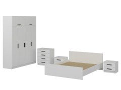 Kale Yatak Odası Set 107 Beyaz 210CM