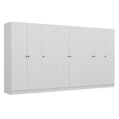 Kale 8 Mebran Kapaklı 4Ç Dolap - Beyaz