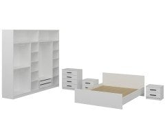 Kale Yatak Odası Set 109 Beyaz 210CM