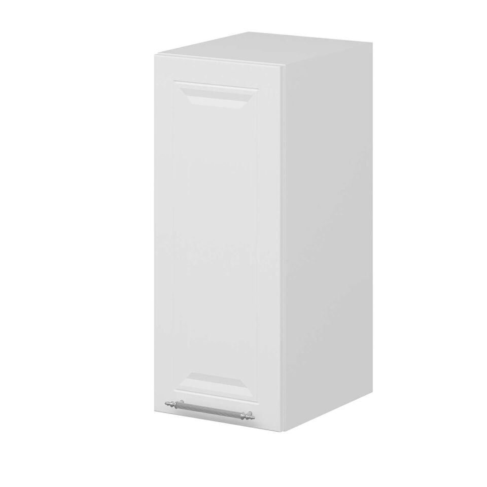Alvinka Mutfak Modül Üst 1Dk2R 30-H72Cm Mbr C  Beyaz  Beyaz Mdf Gövde