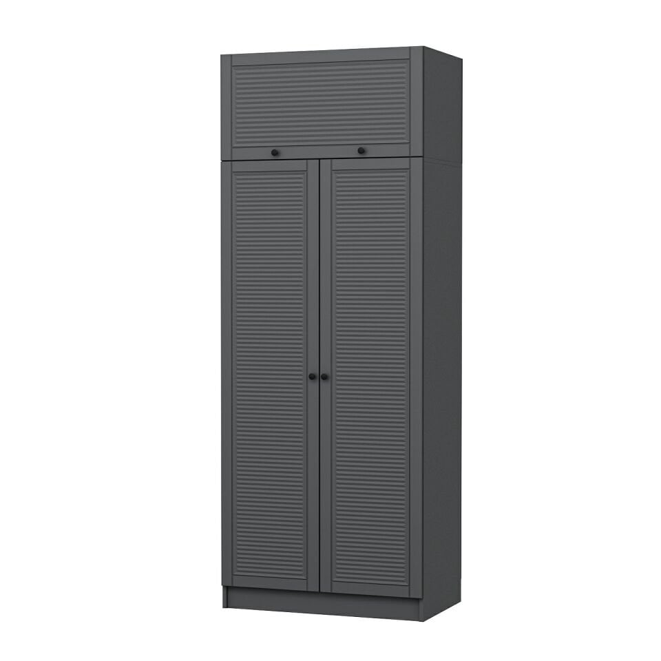 Kale 2 Mebran Panjur Kapaklı Dolap Ve Yüklük Antrasit