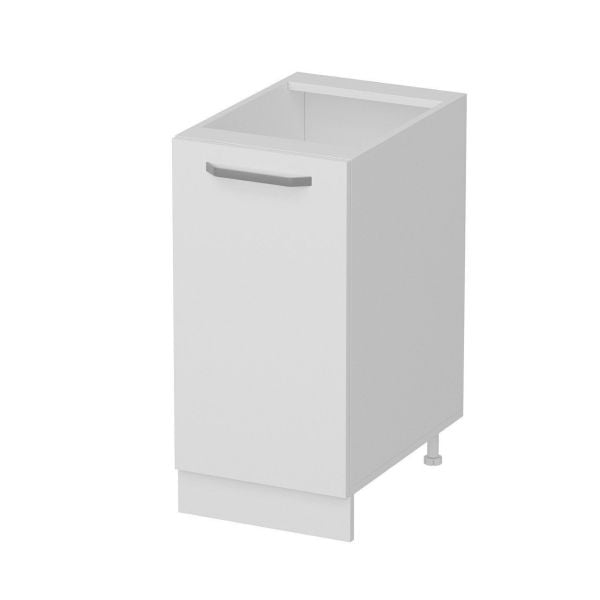 Minar Mutfak Alt Modül 1K1R 40Cm Dolap Beyaz B1