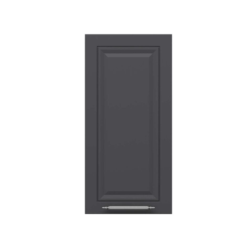 Alvinka Mutfak Modül Üst 1Dk2R 35-H72Cm Mbr C  Beyaz Antrasit Mdf Gövde