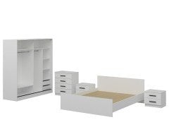 Kale Yatak Odası Set 126 Beyaz 210CM
