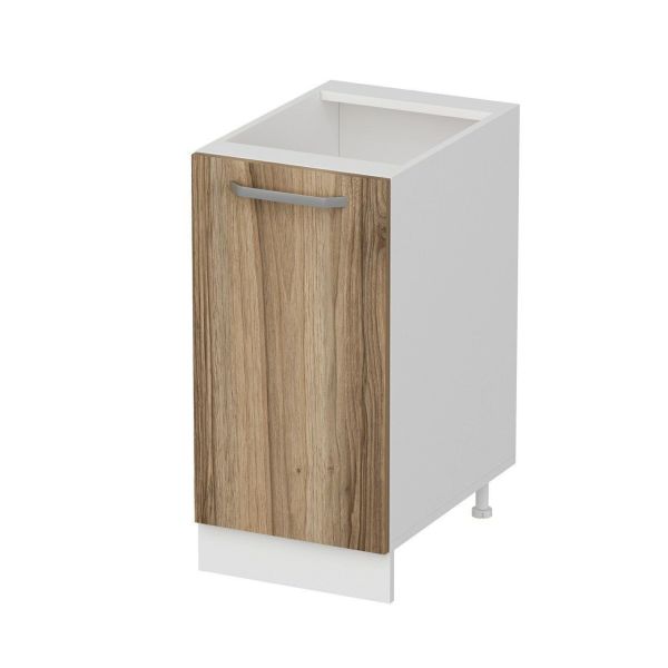 Minar Mutfak Alt Modül 1K1R 40Cm Dolap Beyaz/Dore - D1