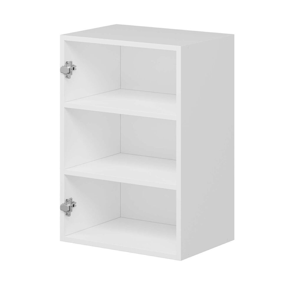 Alvinka Mutfak Modül Hg_J Üst 1Dk2R 50-H72Cm Dolap Beyaz Beyaz Mdf