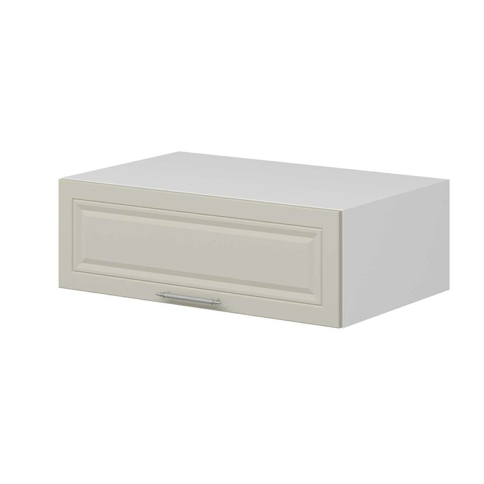 Alvinka Mutfak Modül Mbr_C Üst 1Yk 90-H30Cm Yuk Dolap Beyaz Kumtaşı