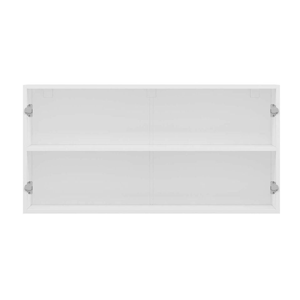 Alvinka Mutfak Modül Mbr_C Üst 2Dk1R 120-H60Cm Dolap Beyaz Antrasit