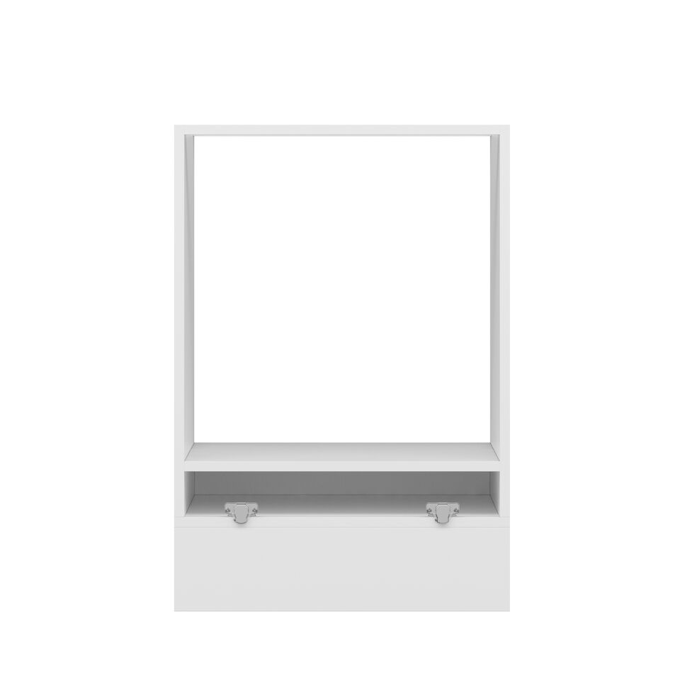 Alvinka Mutfak Modül Mbr_A Alt 1K 60Cm Ank Dolap Beyaz Antrasit Mdf