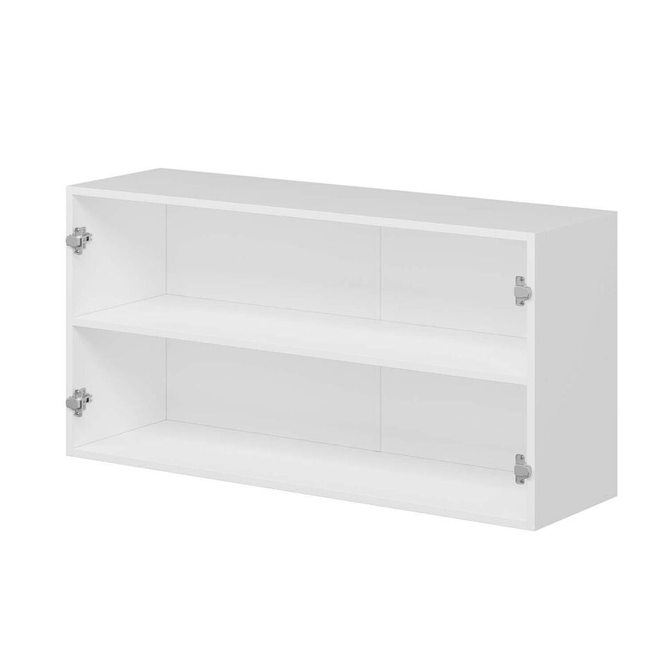 Alvinka Mutfak Modül Mbr_C Üst 2Dk1R 120-H60Cm Dolap Beyaz Beyaz