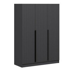 Kale Plus 3 Mebran Kapaklı 2Ç Dolap Antrasit Mebran 210CM