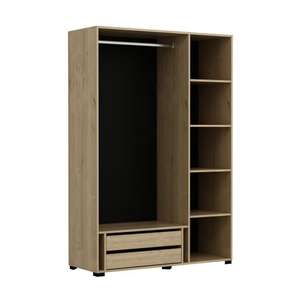 Gina 3 Kapaklı Dolap-Safir