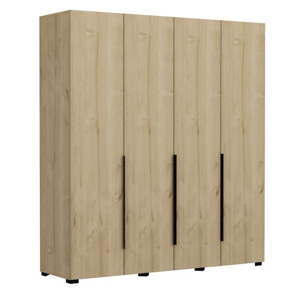 Gina 4 Kapaklı Dolap-Safir