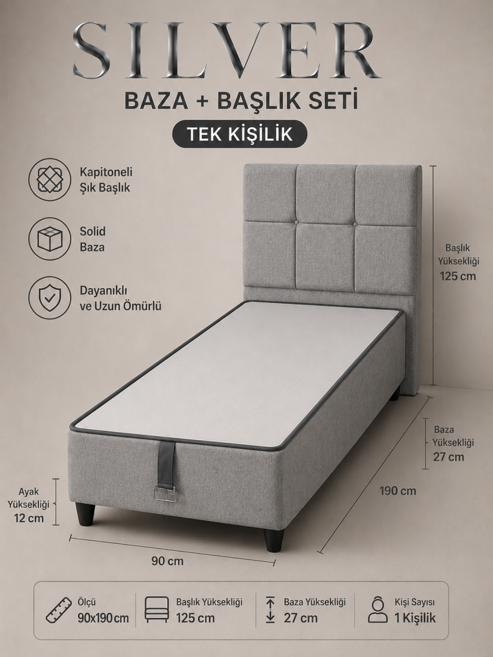 Silver Baza Başlık Seti