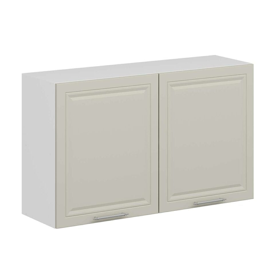 Alvinka Mutfak Modül Mbr_C Üst 2Dk1R 120-H72Cm Dolap Beyaz Kumtaşı