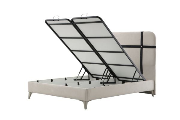 Elina Baza Başlık Antrasit Ayak - Pixel005 180x200