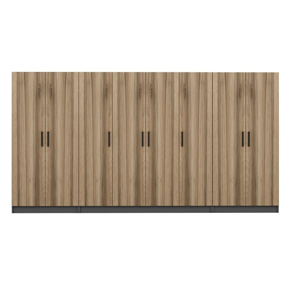 Kale 8 Kapaklı 2 Çekmeceli Dolap Antrasit Dore