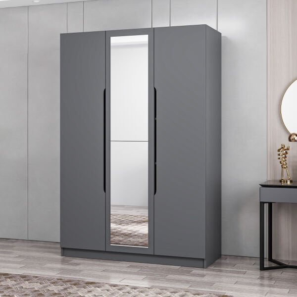 Minar 3 Menteşe Kapaklı Dolap-Antrasit