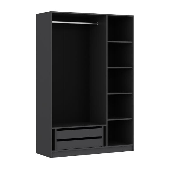 Minar 3 Menteşe Kapaklı Dolap-Antrasit