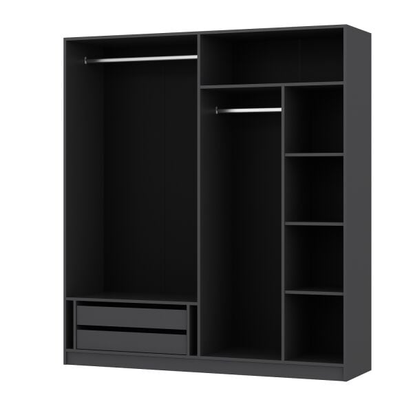 Minar 4 Menteşe Kapaklı Dolap-Antrasit