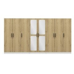 Kale 8 Kapaklı Aynalı 4Ç Dolap - Pera Ceviz