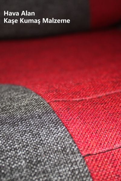 XPrime Omega Kumaş Oyuncu Koltuğu Kırmızı