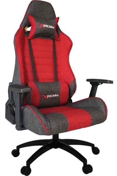 XPrime Omega Kumaş Oyuncu Koltuğu Kırmızı