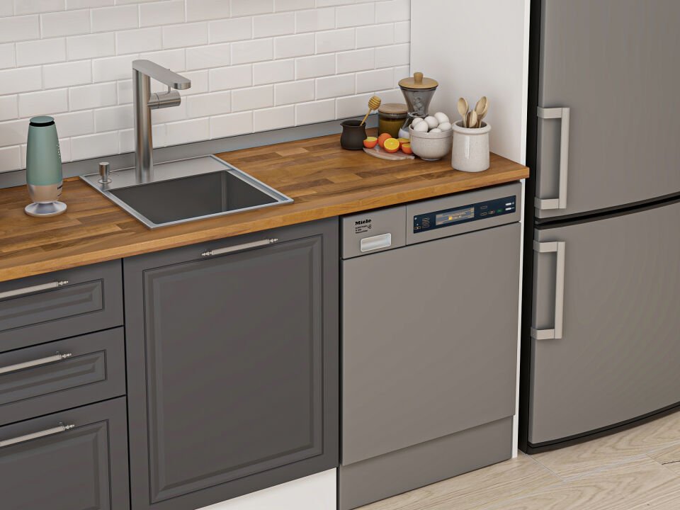 Alvinka 310X220 Cm Mbr_C Mutfak Dolabı Antrasit - Suntalam