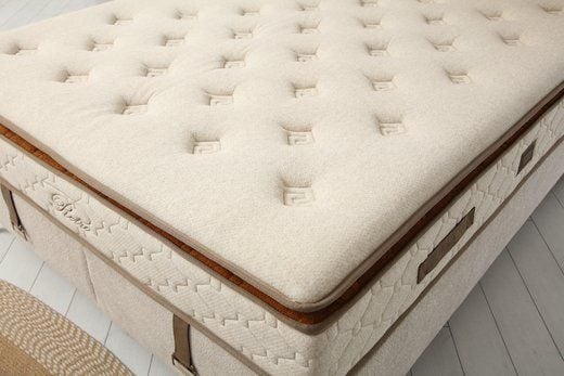 Retro Baza Başlık Yatak Seti - Ceviz Ayak-Coco03 -Yastık Coco08