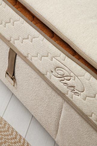 Retro Baza Başlık Yatak Seti - Ceviz Ayak-Coco03 -Yastık Coco08