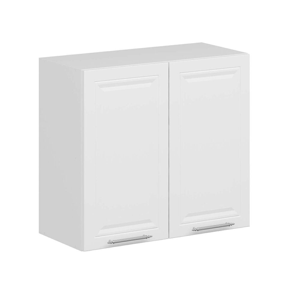 Alvinka Mutfak Modül Mbr_C Üst 2Dk1R 80-H72Cm Dolap Beyaz Beyaz