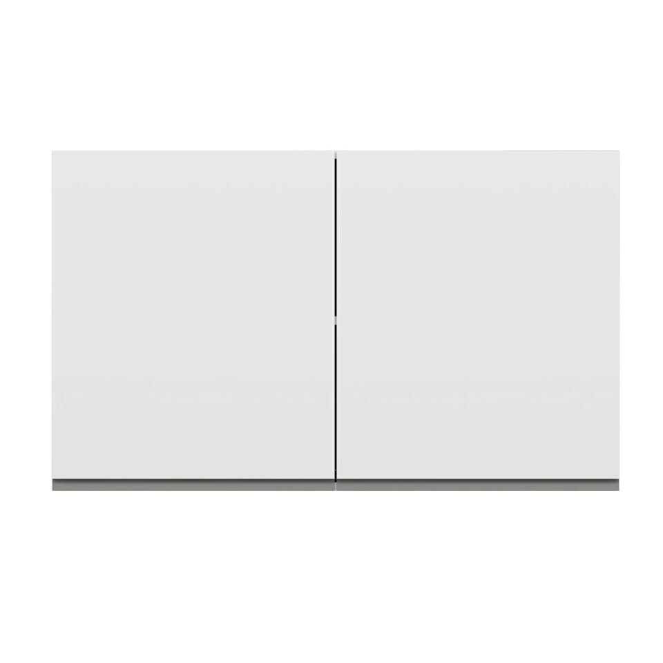 Alvinka Mutfak Modül Hg_J Üst 2Dk1R 120-H72Cm Dolap Beyaz Beyaz Mdf
