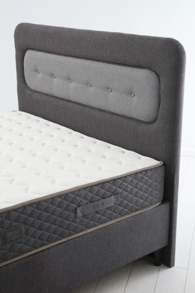 Elegant Baza Başlık Yatak Seti Siyah Ayak Prime - Keten48