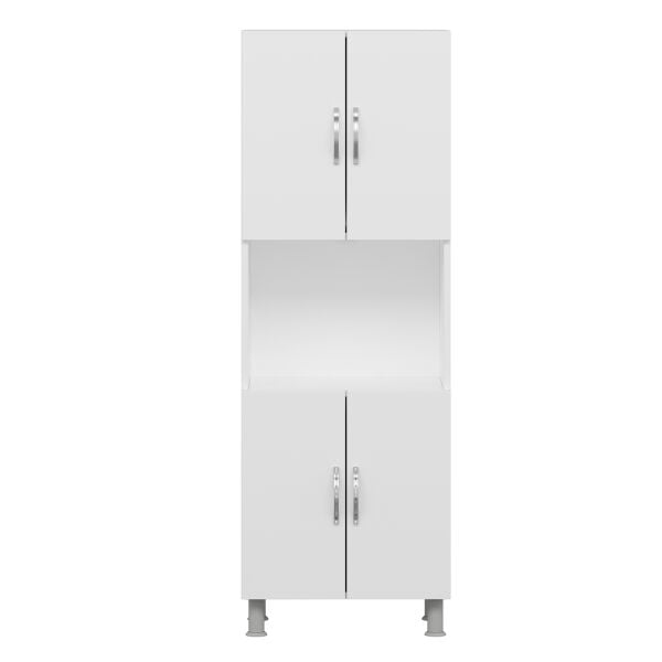 Minar 4K Fırın Boşluklu Boy Dolabı-Beyaz