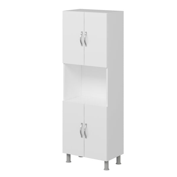 Minar 4K Fırın Boşluklu Boy Dolabı-Beyaz