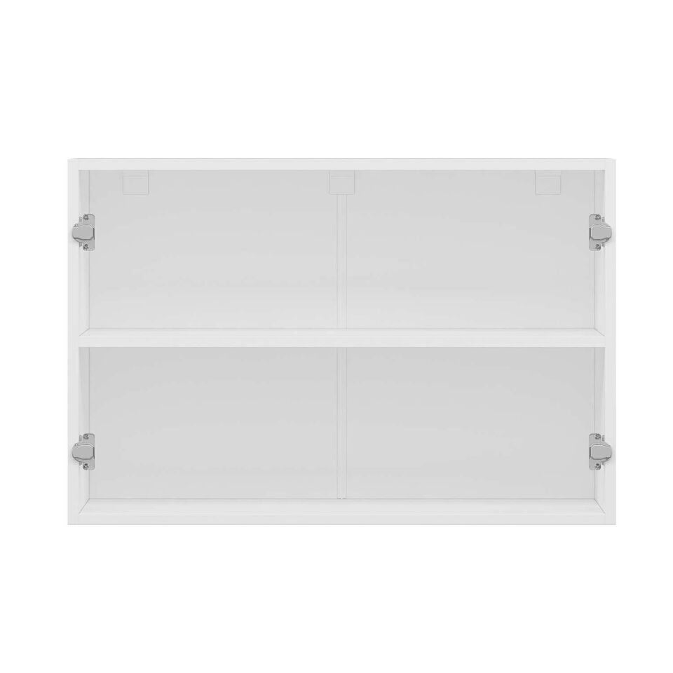 Alvinka Mutfak Modül Mbr_C Üst 2Dk1R 90-H60Cm Dolap Beyaz Beyaz