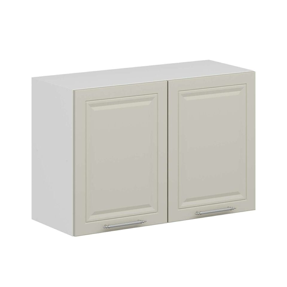 Alvinka Mutfak Modül Mbr_C Üst 2Dk1R 90-H60Cm Dolap Beyaz Kumtaşı