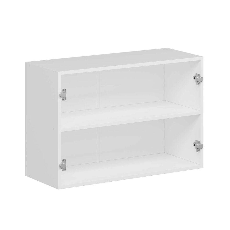Alvinka Mutfak Modül Mbr_C Üst 2Dk1R 90-H60Cm Dolap Beyaz Kumtaşı