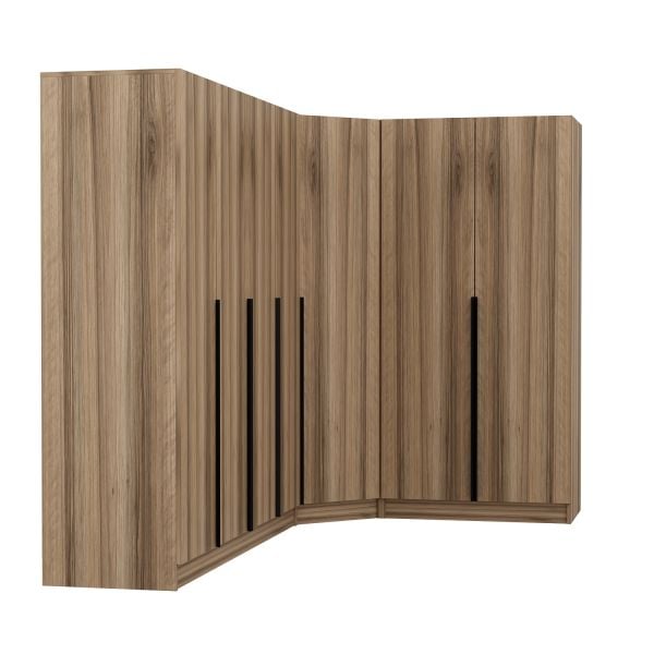 Kaleplus 7 Kapaklı 2 Çekmeceli Köşe Dolap Dore Dore Plus