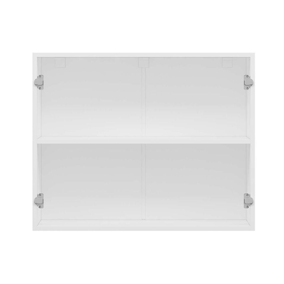 Alvinka Mutfak Modül Mbr_C Üst 2Dk1R 90-H72Cm Dolap Beyaz Antrasit