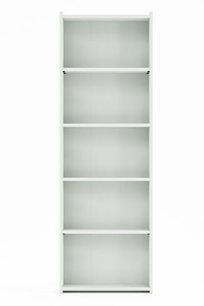 Ceramical Kts2 Modern Kitaplık / 5 Raflı - 60x180 Cm - Beyaz