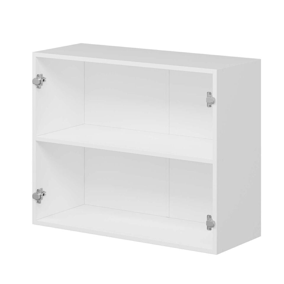 Alvinka Mutfak Modül Mbr_C Üst 2Dk1R 90-H72Cm Dolap Beyaz Beyaz