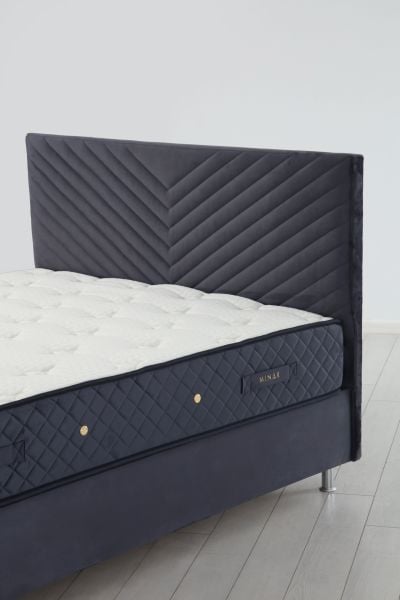 Riva Baza Başlık Yatak - Antrasit