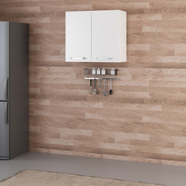 Minar Mutfak Üst Modül 2Dk1R 80Cm Dolap Beyaz - B1