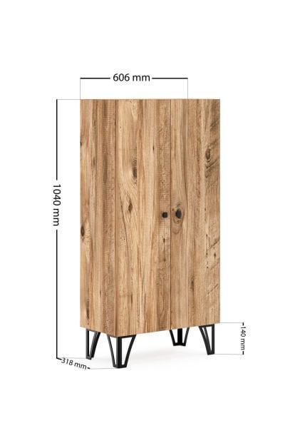 Cera Dls3 Çok Amaçlı Dolap, Mutfak Dolabı - Çam