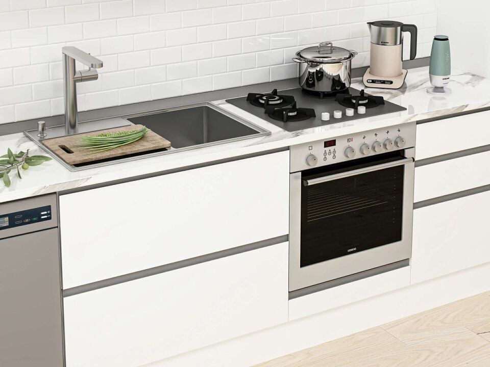 Alvinka 380X240 Cm High Gloss Mutfak Dolabı Mb-E80S40S60-2